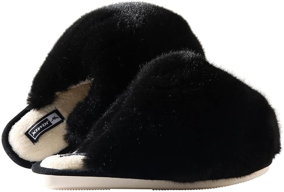 Pantuflas de Peluche Nube para Mujer - Negro