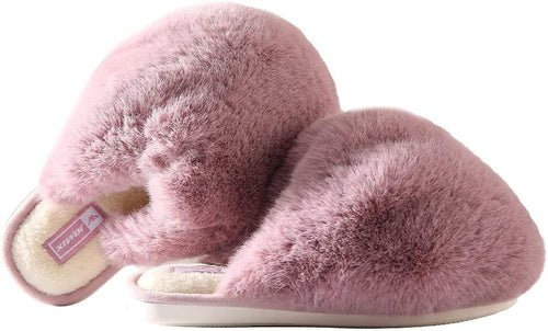 Pantuflas de Peluche Nube para Mujer - Rosa