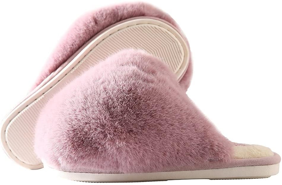 Pantuflas de Peluche Nube para Mujer - Rosa